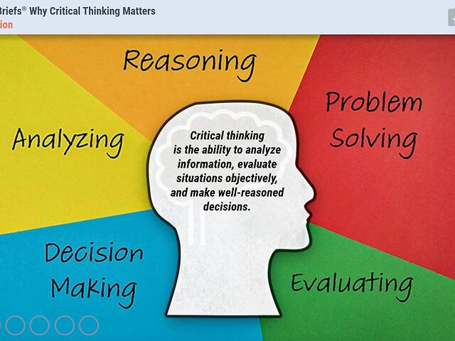 TrainingBriefs® Why Critical Thinking Matters
