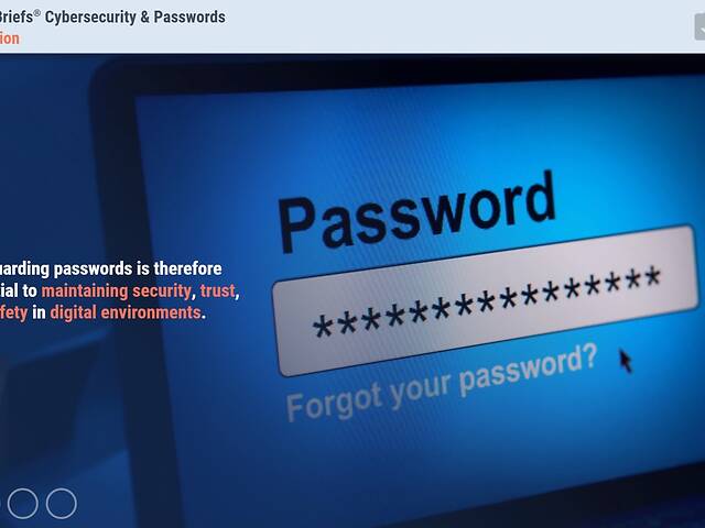TrainingBriefs® Cybersecurity & Passwords